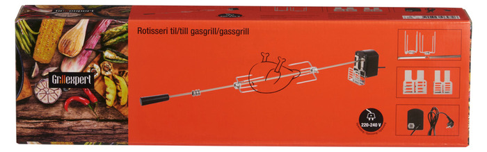 Rotisseri t/gasgrill 95 cm universalt